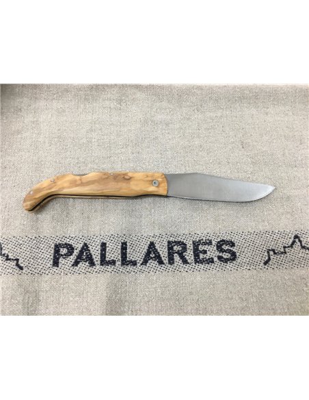 PALLARES SOLSONA Navaja PEDRAFORCA mango de madera de Olivo
