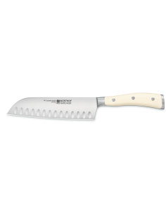 Cuchillo alveolado cocinero japonés 17 cm Classic Ikon Royal Forjado