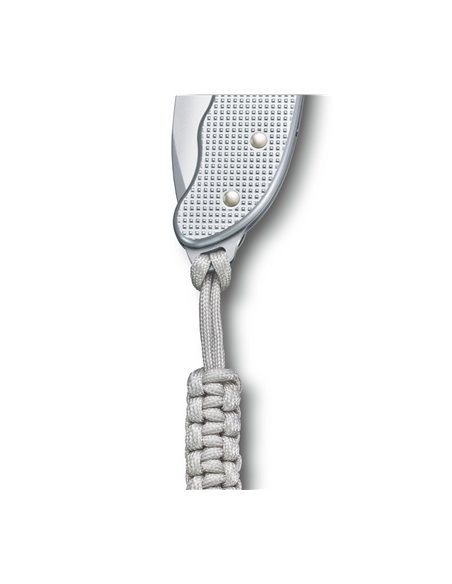 Colgante de paracord color plata