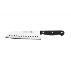 CUCHILLO SANTOKU ALVEOLADO UNIBLOCK 18 cm - 7" D 3 2