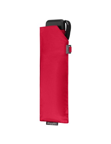 Paraguas Plegable Doppler CARBONSTEEL SLIM Rojo