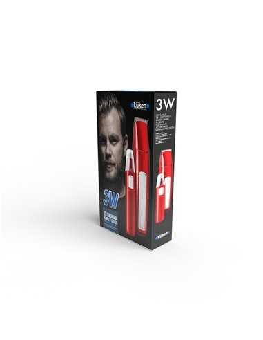 Set de corte para barba, nariz y oídos KUKEN 38065