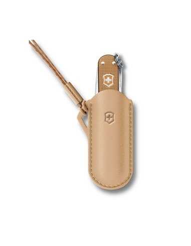 Victorinox  BOLSA DE CUERO CON CORDÓN, ARENA MOJADA (4.0670.49)