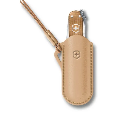 Victorinox BOLSA DE CUERO CON CORDÓN, ARENA MOJADA (4.0670.49)