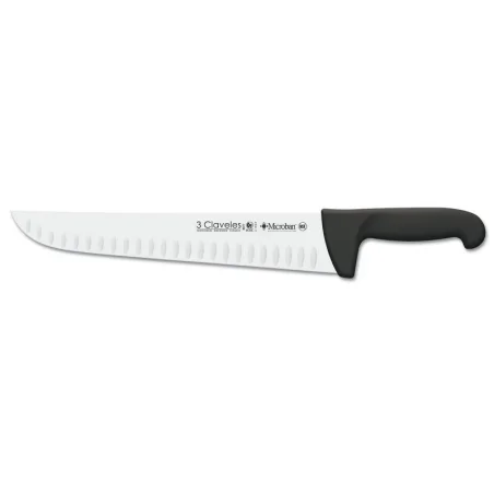 CUCHILLO CARNICERO ALVEOLADO PROFLEX NEGRO 30 cm -