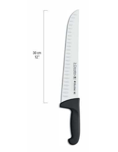 Cuchillo Carnicero Alveolado PROFLEX 30 cm 3 Claveles 08077