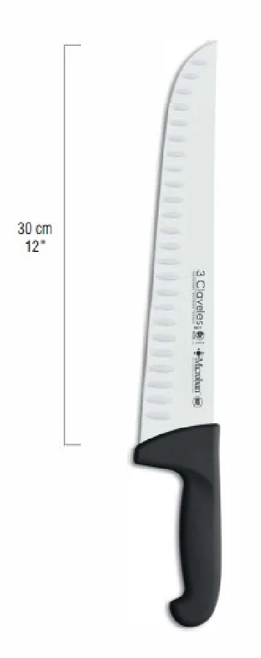 Cuchillo Carnicero Alveolado PROFLEX 30 cm 3 Claveles 08077