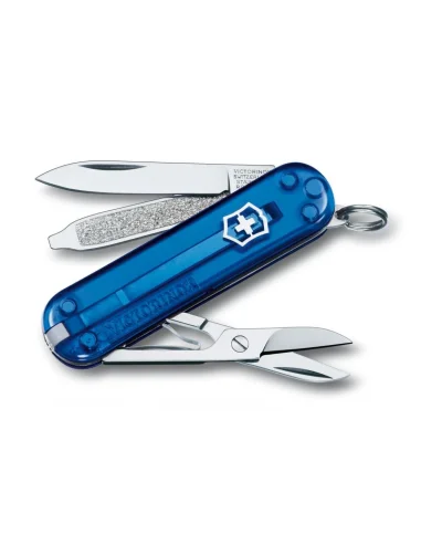 Navaja Suiza Victorinox Clásica, 7 funciones Azul traslucido