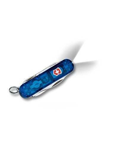 Navaja Suiza Midnite Manager, 10 func.s con boligrafo y LED Azul