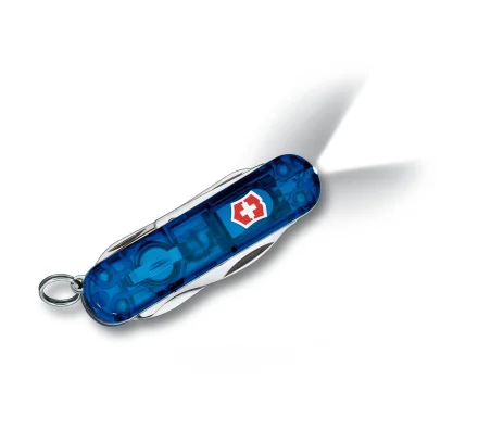 Navaja Suiza Midnite Manager, 10 func.s con boligrafo y LED Azul