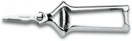 Masticador 7" Cromado 3 Claveles