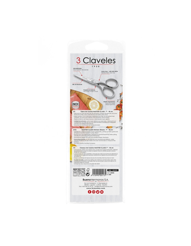 Tijera Cocina MASTER 3 Claveles