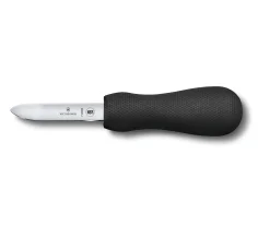 Cuchillo abre ostras mango plastico negro Victorinox 7.6394