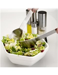 Juego Cuchara-Tenedor ensalada INOX 18/10 Lacor 62343