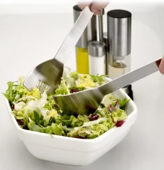 Juego Cuchara-Tenedor ensalada INOX 18/10 Lacor 62343
