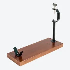 Jamonero Jaén madera quemada lacado natural Buarfe 3025
