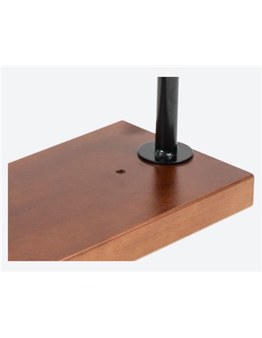 Jamonero Jaén madera quemada lacado natural Buarfe 3025