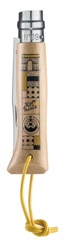 Opinel N.° 8 Tour de Francia, negro y amarillo, 2022 2