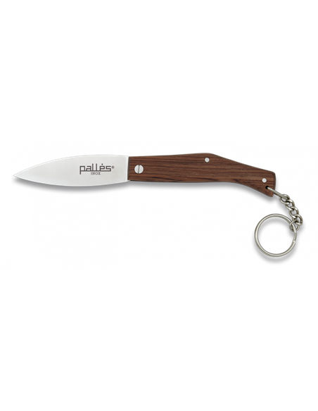 Navaja PALLES Nº000 Llavero. inox. 5 cm m/madera(01619)