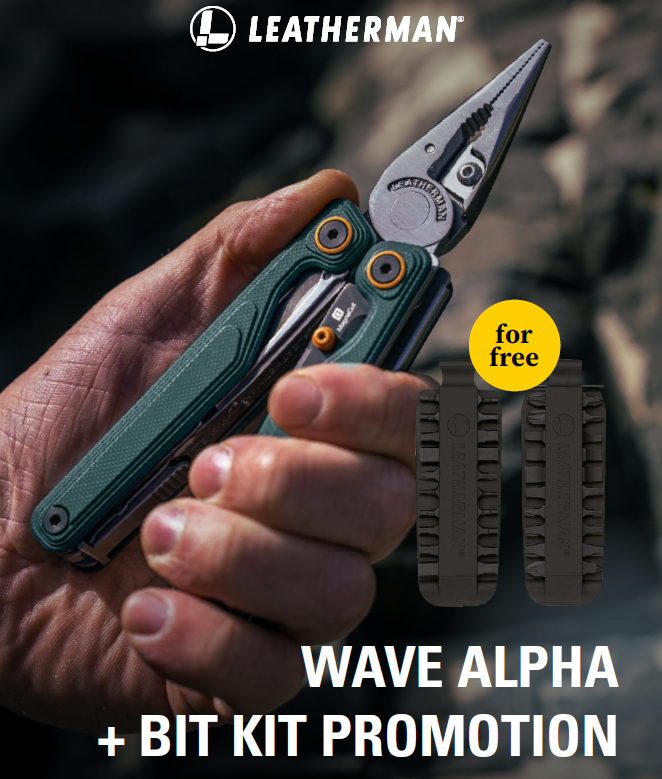 Leatherman Wave® Alpha + Bit Kit – Pack Edición Especial 2026