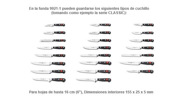 Aplicaciones funda Wusthof 9921-1